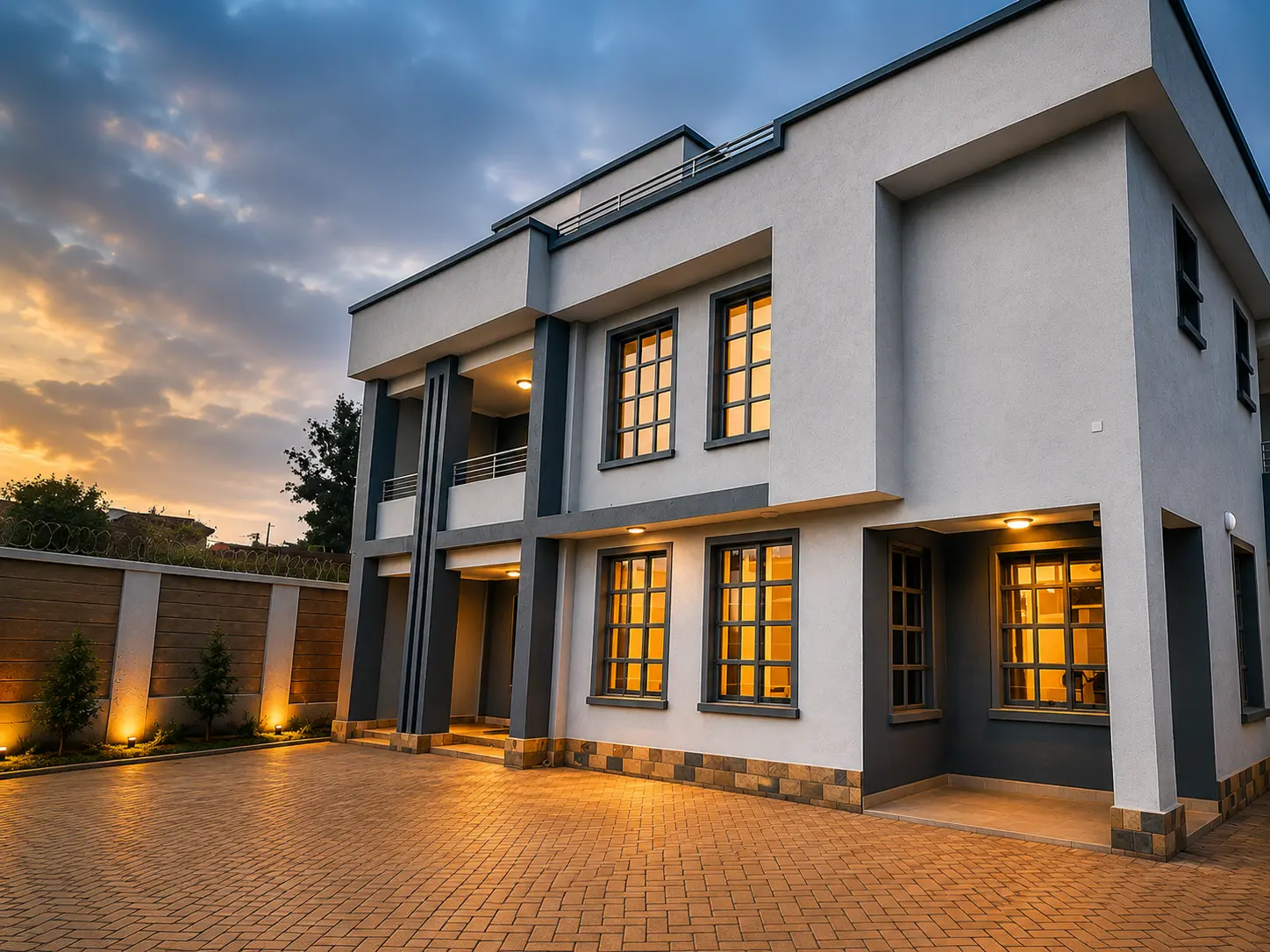 Residential construction project in Kenya